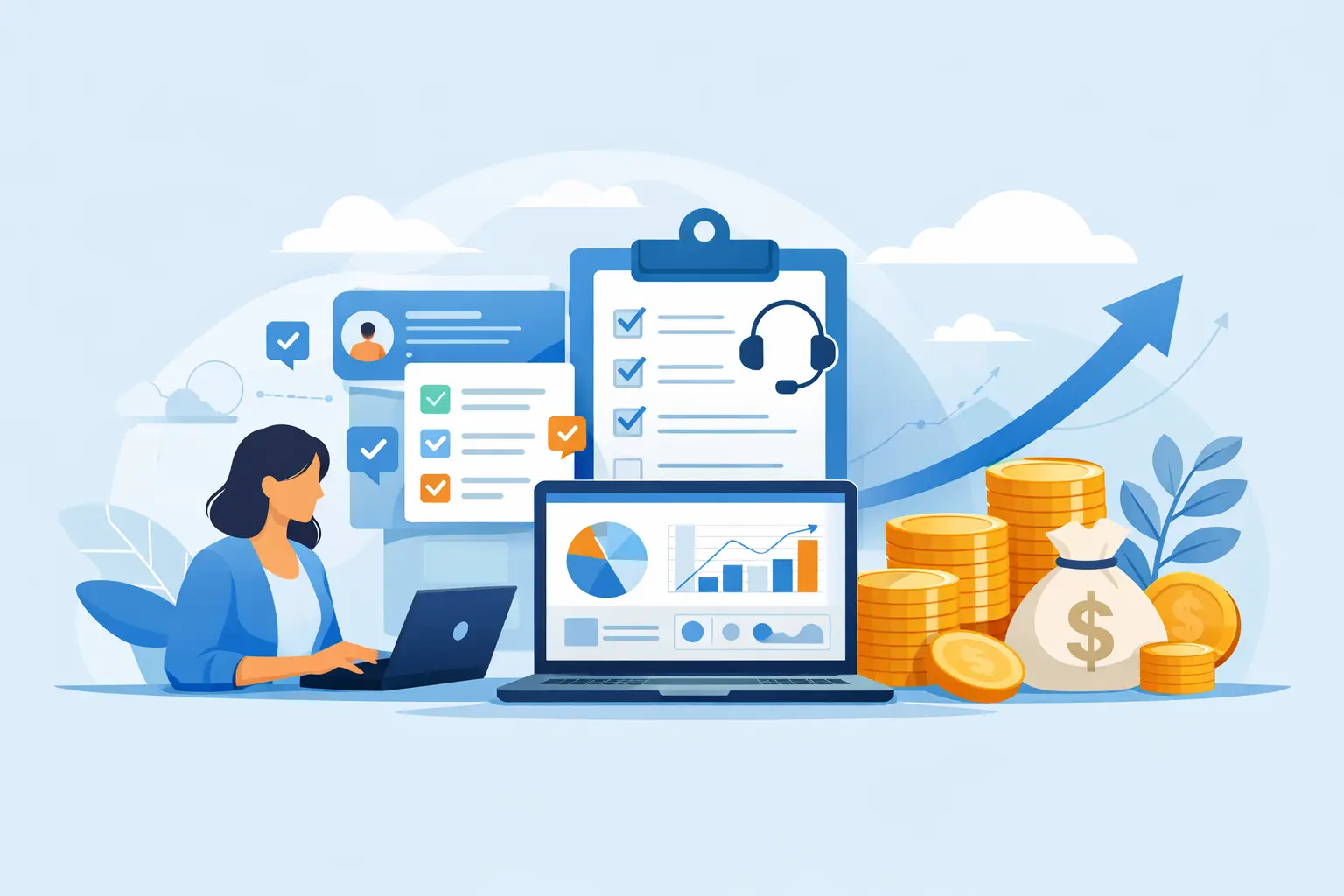 Organização digital de atendimentos que dá lucro